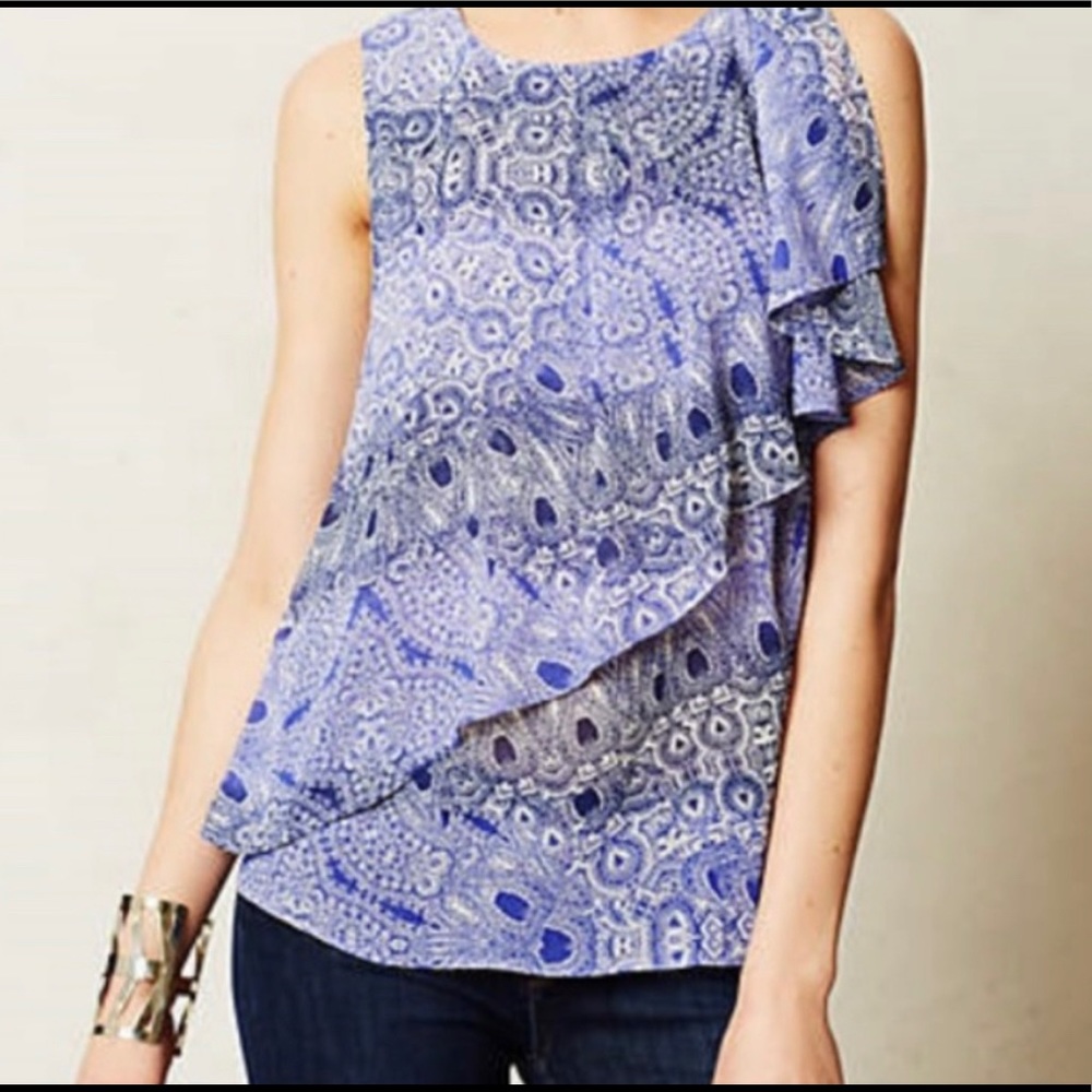 Anthropologie HD in Paris blouse. Size 4.